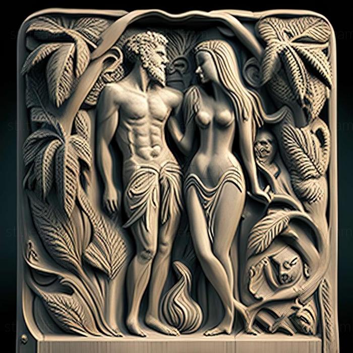 3D model Adam and Eve (STL)